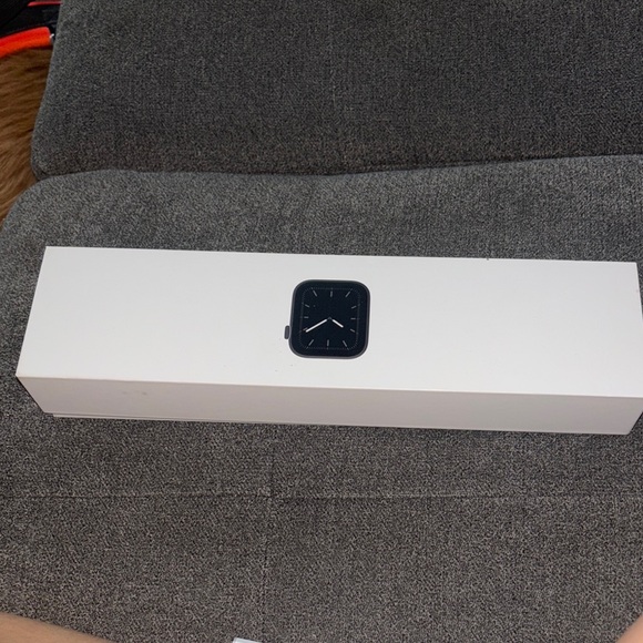 Apple Smartwatch with Black Face and White Box